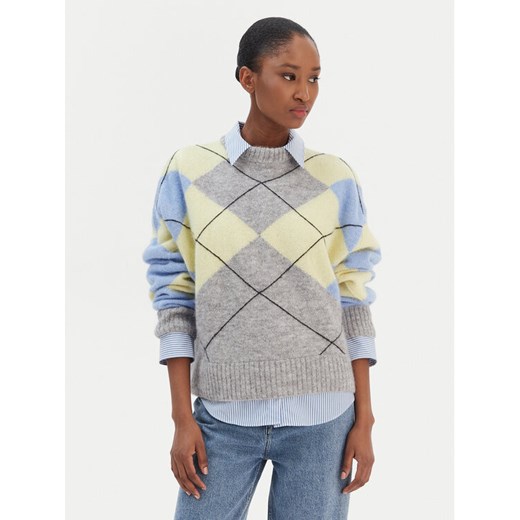 Tommy Hilfiger Sweter WW0WW47464 Kolorowy Relaxed Fit ze sklepu MODIVO w kategorii Swetry damskie - zdjęcie 187598375