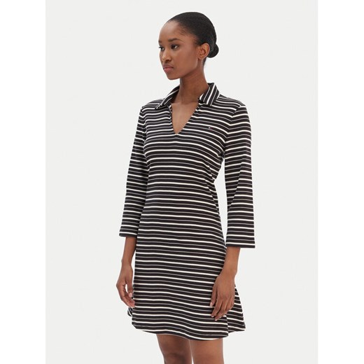 Tommy Hilfiger Sukienka codzienna Modern Cody WW0WW47868 Czarny Regular Fit ze sklepu MODIVO w kategorii Sukienki - zdjęcie 187598377