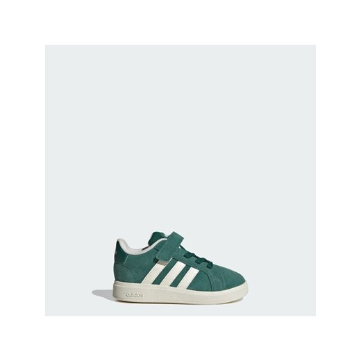 adidas Sneakersy Grand Court 2.0 JR0776 Zielony ze sklepu MODIVO w kategorii Buty sportowe dziecięce - zdjęcie 187598407