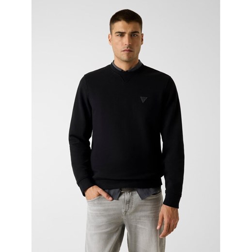 Guess Bluza 180297 Czarny Classic Fit ze sklepu MODIVO w kategorii Bluzy męskie - zdjęcie 187598427