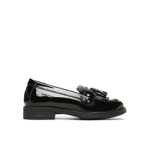 Półbuty Geox Jr Agata A J4449A 00066 C9999 M Czarny ze sklepu eobuwie.pl w kategorii Mokasyny dziecięce - zdjęcie 187598476