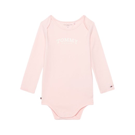 Tommy Hilfiger Body dziecięce Monotype KN0KN02133 Różowy ze sklepu MODIVO w kategorii Body niemowlęce - zdjęcie 187598486