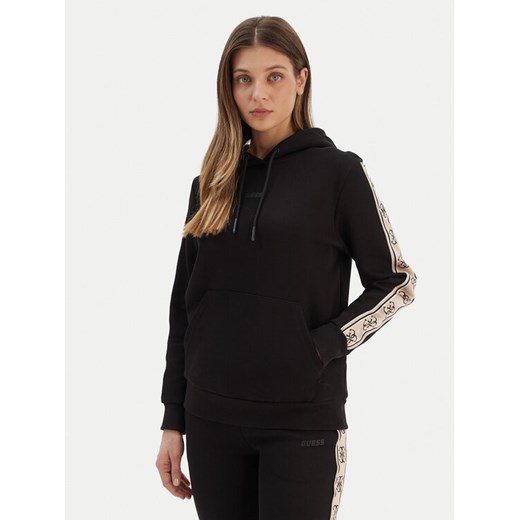 Guess Bluza V4YQ11 KB3P2 Czarny Regular Fit ze sklepu MODIVO w kategorii Bluzy damskie - zdjęcie 187598506