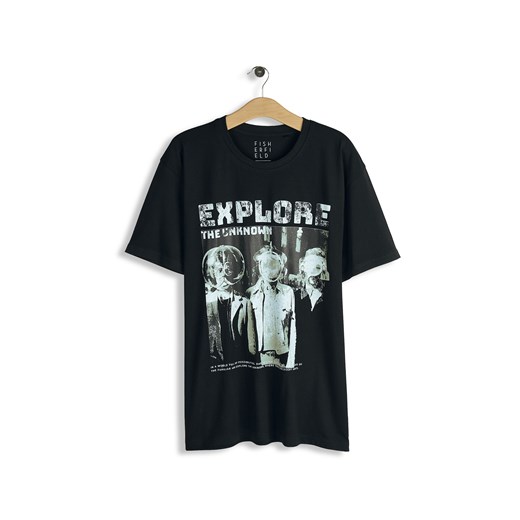 GATE Bawełniana koszulka z nadrukiem S ze sklepu gateshop w kategorii T-shirty męskie - zdjęcie 187600097