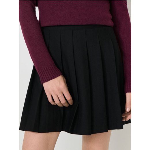 Sinsay - Spódnica mini z zakładkami - czarny ze sklepu Sinsay w kategorii Spódnice - zdjęcie 187600836