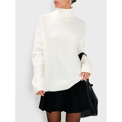 Sinsay - Golf basic - biały ze sklepu Sinsay w kategorii Swetry damskie - zdjęcie 187600859