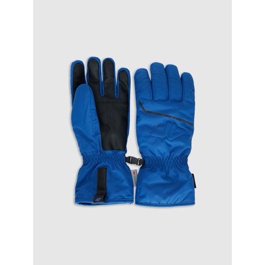 Męskie rękawiczki narciarskie Thinsulate z membraną NeoDry 4FRAW25AFGLM220 - granatowe ze sklepu Sportstylestory.com w kategorii Rękawiczki męskie - zdjęcie 187601038