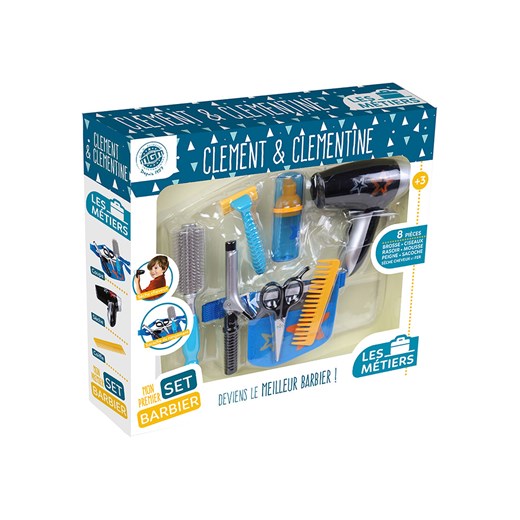 Clement Clementine 8-częściowy zestaw fryzjerski - 3+ ze sklepu Limango Polska w kategorii Zabawki - zdjęcie 187601135