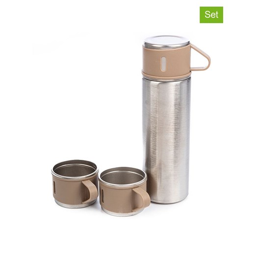 DAM 4-częściowy zestaw w kolorze szarobrązowym ze sklepu Limango Polska w kategorii Kubki termiczne - zdjęcie 187601457