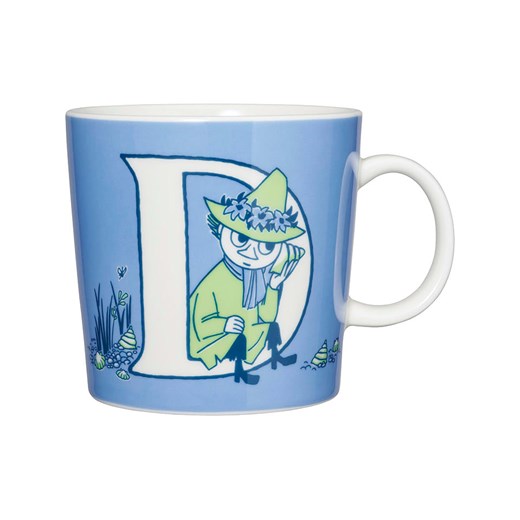 Moomin Kubek jumbo &quot;D&quot; w kolorze niebieskim - 400 ml ze sklepu Limango Polska w kategorii Dzbanki i zaparzacze - zdjęcie 187601476