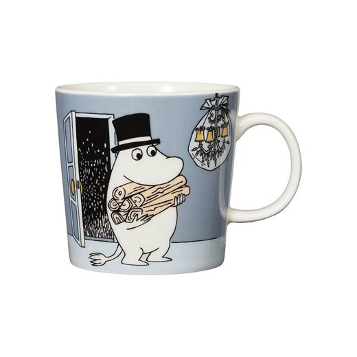 Moomin Kubek &quot;Moominpappa - 80 Box&quot; w kolorze szarym - 300 ml ze sklepu Limango Polska w kategorii Dzbanki i zaparzacze - zdjęcie 187601478