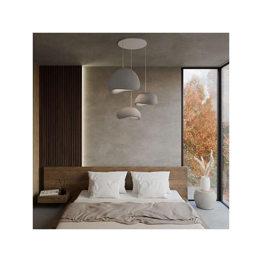 Opviq Lampa wisząca w kolorze szarym - 76 x 120 cm ze sklepu Limango Polska w kategorii Oświetlenie - zdjęcie 187601539