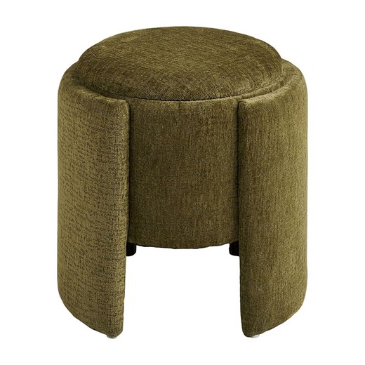 House Nordic Hocker &quot;Walsdorf&quot; w kolorze khaki ze schowkiem - wys. 43,5 x Ø 42 cm ze sklepu Limango Polska w kategorii Meble - zdjęcie 187601649