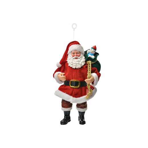 Clayre &amp; Eef Zawieszka dekoracyjna w kolorze czerwono-zielonym - wys. 17 cm ze sklepu Limango Polska w kategorii Dekoracje - zdjęcie 187601745