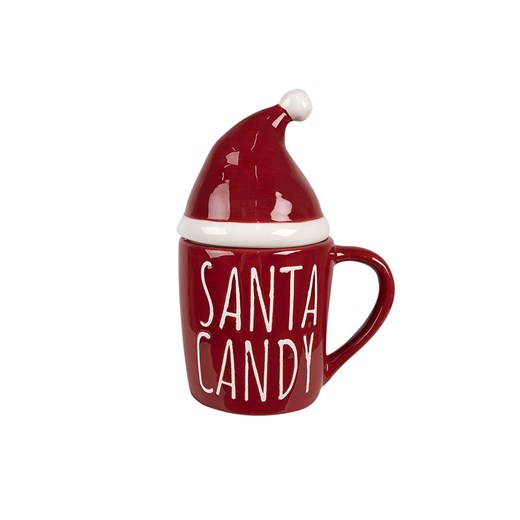 Clayre &amp; Eef Kubek w kolorze czerwonym - 300 ml ze sklepu Limango Polska w kategorii Dzbanki i zaparzacze - zdjęcie 187601776