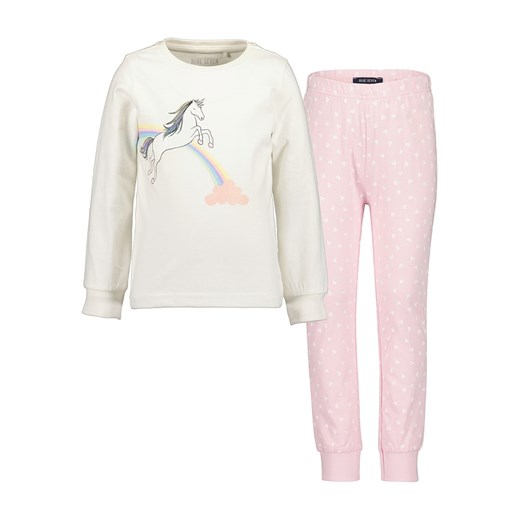 Blue Seven Piżama w kolorze kremowo-jasnoróżowym ze sklepu Limango Polska w kategorii Piżamy dziecięce - zdjęcie 187601966