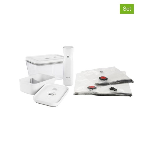 Zwilling 7-częściowy zestaw w kolorze biało-szarym do pakowania próżniowego ze sklepu Limango Polska w kategorii Pojemniki kuchenne - zdjęcie 187602355