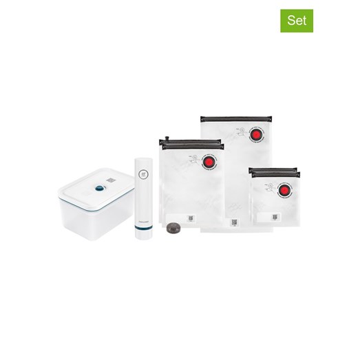 Zwilling 7-częściowy zestaw w kolorze biało-szarym do pakowania próżniowego ze sklepu Limango Polska w kategorii Pojemniki kuchenne - zdjęcie 187602357