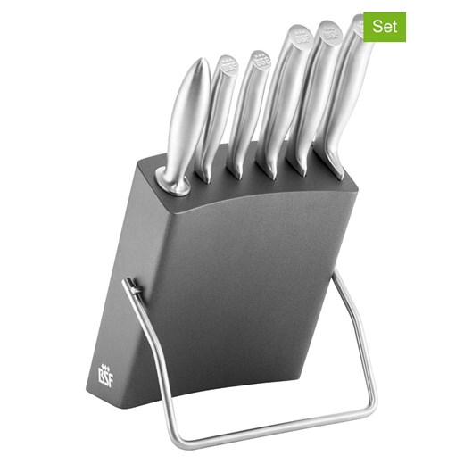 Zwilling 7-częściowy zestaw &quot;Chicago&quot; w kolorze srebrno-szarym ze sklepu Limango Polska w kategorii Noże kuchenne - zdjęcie 187602457