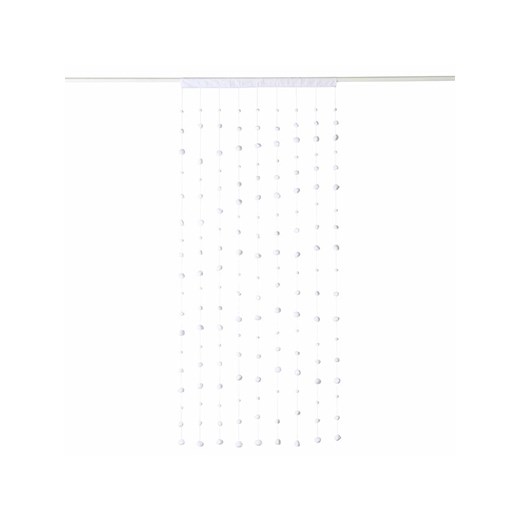 Boltze Zasłona &quot;Snowfall&quot; w kolorze białym - 90 x 200 cm ze sklepu Limango Polska w kategorii Tekstylia - zdjęcie 187603386