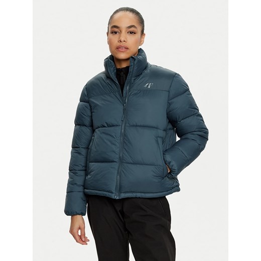 4F Kurtka puchowa w kolorze turkusowym ze sklepu Limango Polska w kategorii Kurtki damskie - zdjęcie 187603545