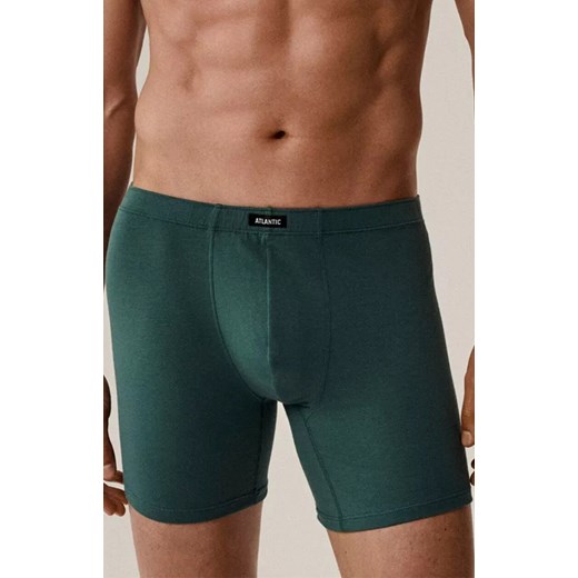 2-pack długie bokserki męskie 2MH-173-ZIEC/GRA, Kolor zielono-granatowy, Rozmiar XL, ATLANTIC ze sklepu Primodo w kategorii Majtki męskie - zdjęcie 187605289
