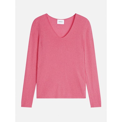 Perfect Cashmere Kaszmirowy sweter &quot;Shannon&quot; w kolorze jasnoróżowym ze sklepu Limango Polska w kategorii Swetry damskie - zdjęcie 187605438