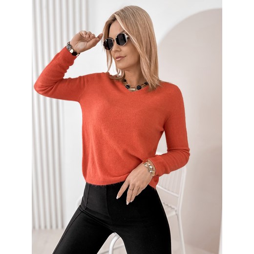 sweter montclair koralowy one size ze sklepu UBRA w kategorii Swetry damskie - zdjęcie 187605645