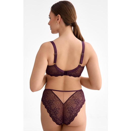 Biustonosz miękki soft śliwkowy Maribel B171, Kolor śliwkowy, Rozmiar 65I, Ewa Bien ze sklepu Intymna w kategorii Biustonosze - zdjęcie 187605839