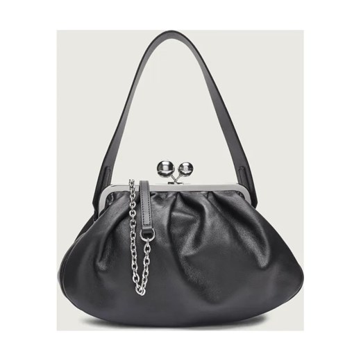 Weekend MaxMara Skórzana torebka na ramię CUBICO Pasticcino ze sklepu Gomez Fashion Store w kategorii Listonoszki - zdjęcie 187606016