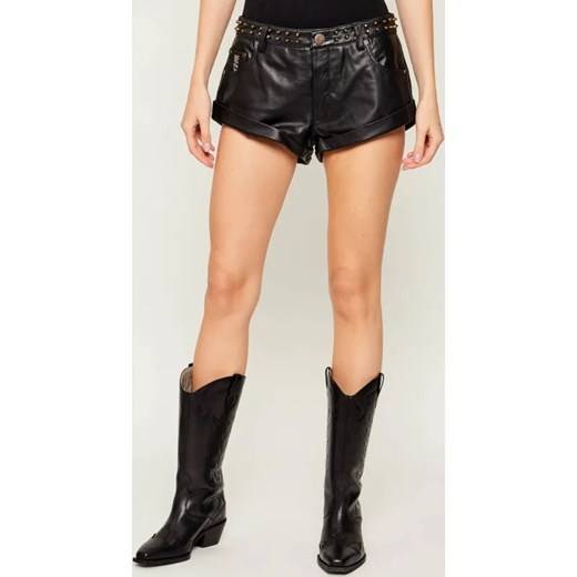 One Teaspoon Skórzane szorty BANDITS | Relaxed fit | low waist ze sklepu Gomez Fashion Store w kategorii Szorty - zdjęcie 187606618