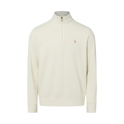 Polo Ralph Lauren Męski niszczyciel potu Mężczyźni Bawełna écru jednolity ze sklepu vangraaf w kategorii Bluzy męskie - zdjęcie 187607015