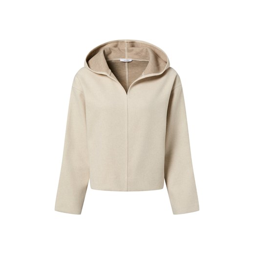 Opus Damska bluza z kapturem - Gubel Kobiety Sztuczne włókno beżowy marmurkowy ze sklepu vangraaf w kategorii Bluzy damskie - zdjęcie 187607018