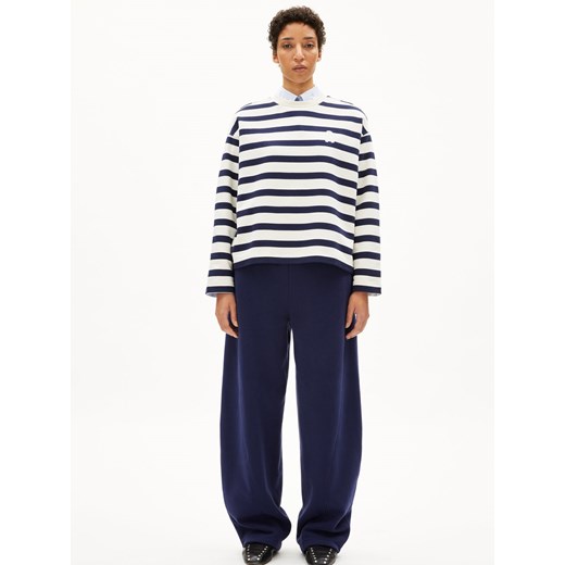 ARMEDANGELS Bluza damska - Iconic A Frankaa Kobiety Bawełna biały w paski ze sklepu vangraaf w kategorii Bluzy damskie - zdjęcie 187607025