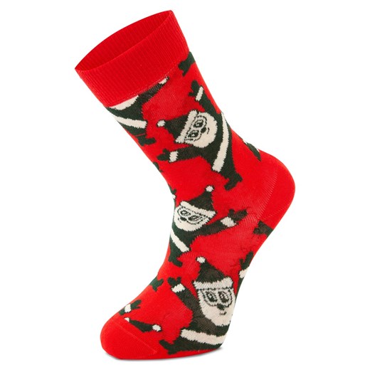 Happy Socks Męskie skarpety świąteczne Mężczyźni czerwony wzorzysty ze sklepu vangraaf w kategorii Skarpetki męskie - zdjęcie 187607098