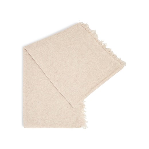 Kurt Kölln Damski szalik z czystego kaszmiru Kobiety Kaszmir beżowy marmurkowy ze sklepu vangraaf w kategorii Szaliki i chusty damskie - zdjęcie 187607118