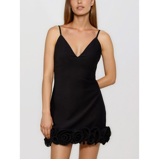 Reserved - Sukienka z ozdobną aplikacją - czarny ze sklepu Reserved w kategorii Sukienki - zdjęcie 187607616