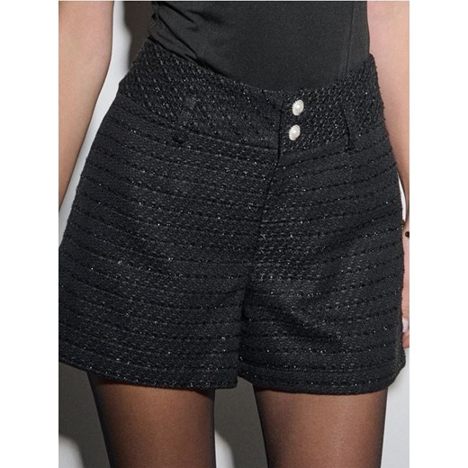 Sinsay - Szorty slim - czarny ze sklepu Sinsay w kategorii Szorty - zdjęcie 187609929