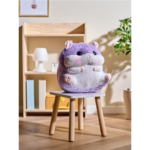 Sinsay - Przytulanka z kocem w kształcie chomika - fioletowy ze sklepu Sinsay w kategorii Zabawki - zdjęcie 187609959