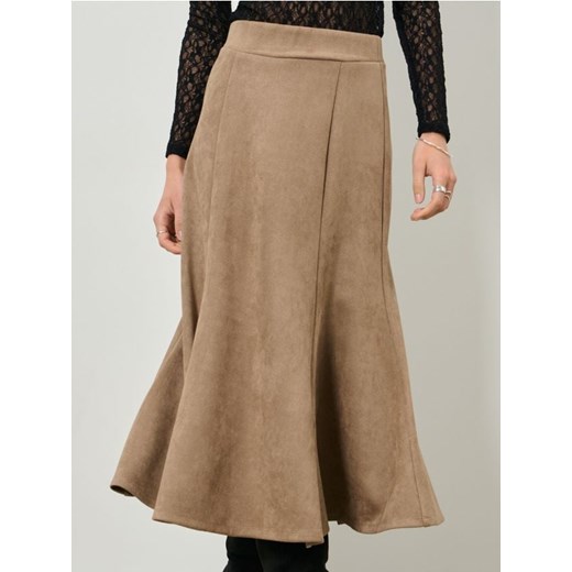 Sinsay - Spódnica midi - beżowy ze sklepu Sinsay w kategorii Spódnice - zdjęcie 187610197