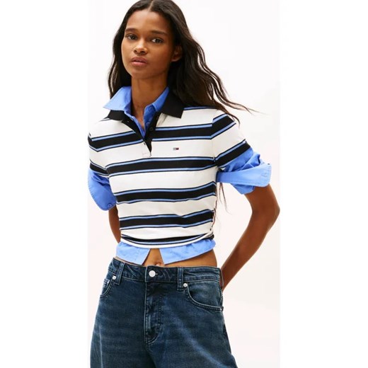 Tommy Jeans Polo ESSENTIAL | Slim Fit ze sklepu Gomez Fashion Store w kategorii Bluzki damskie - zdjęcie 187611445
