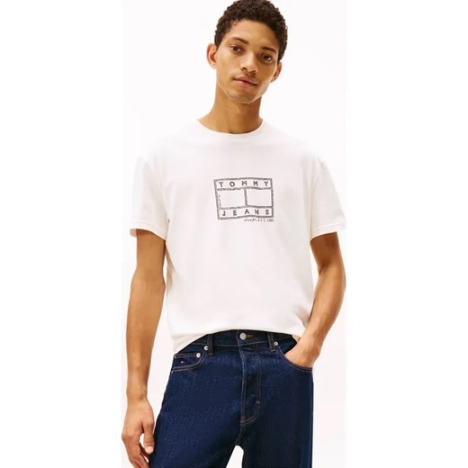 Tommy Jeans T-shirt CENTER | Regular Fit ze sklepu Gomez Fashion Store w kategorii T-shirty męskie - zdjęcie 187611446