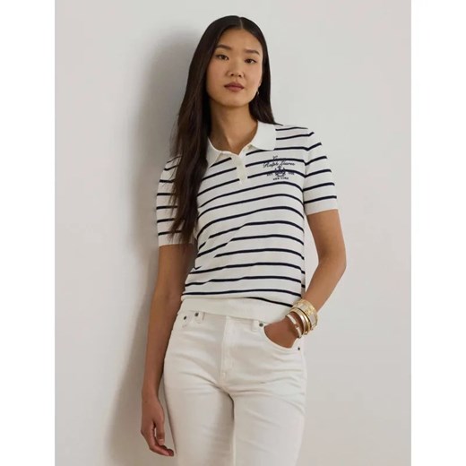 LAUREN RALPH LAUREN Polo RAYON | Slim Fit ze sklepu Gomez Fashion Store w kategorii Swetry damskie - zdjęcie 187611467