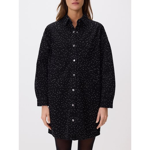 Reserved - Sukienka ze strasem - czarny ze sklepu Reserved w kategorii Sukienki - zdjęcie 187612388