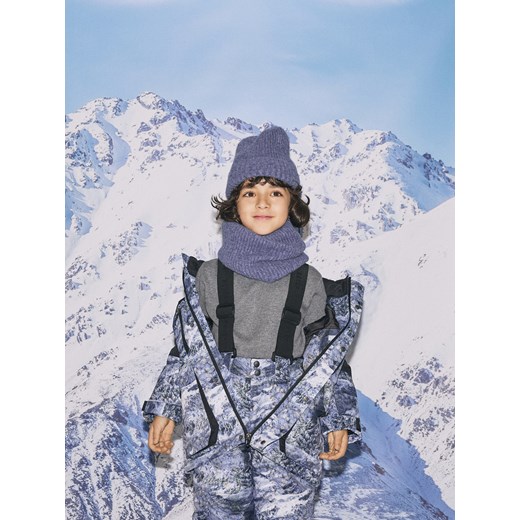 Reserved - Komin z domieszką wełny - granatowy ze sklepu Reserved w kategorii Szaliki męskie - zdjęcie 187612635