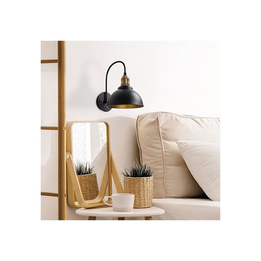 Opviq Lampa ścienna w kolorze czarnym - 27 x 36 cm ze sklepu Limango Polska w kategorii Oświetlenie - zdjęcie 187612786