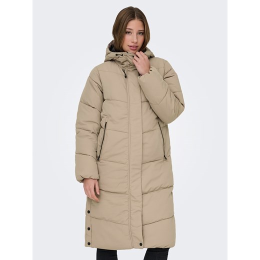 ONLY Płaszcz pikowany w kolorze beżowym ze sklepu Limango Polska w kategorii Kurtki damskie - zdjęcie 187613247