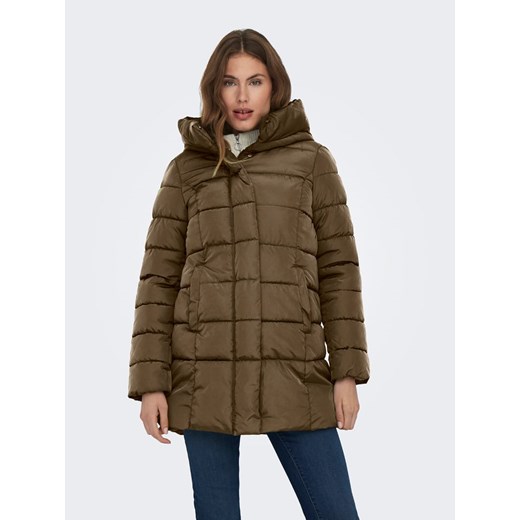 ONLY Kurtka pikowana w kolorze khaki ze sklepu Limango Polska w kategorii Kurtki damskie - zdjęcie 187613405