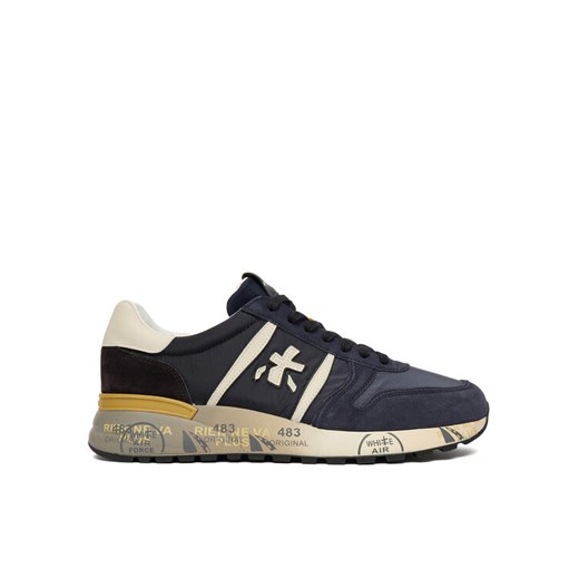 Premiata Sneakersy Lander Var 7702 Granatowy ze sklepu MODIVO w kategorii Buty sportowe męskie - zdjęcie 187613759