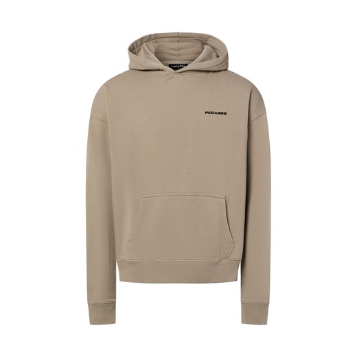 PEGADOR Męski sweter z kapturem Mężczyźni melanżowy jednolity ze sklepu vangraaf w kategorii Bluzy męskie - zdjęcie 187613948